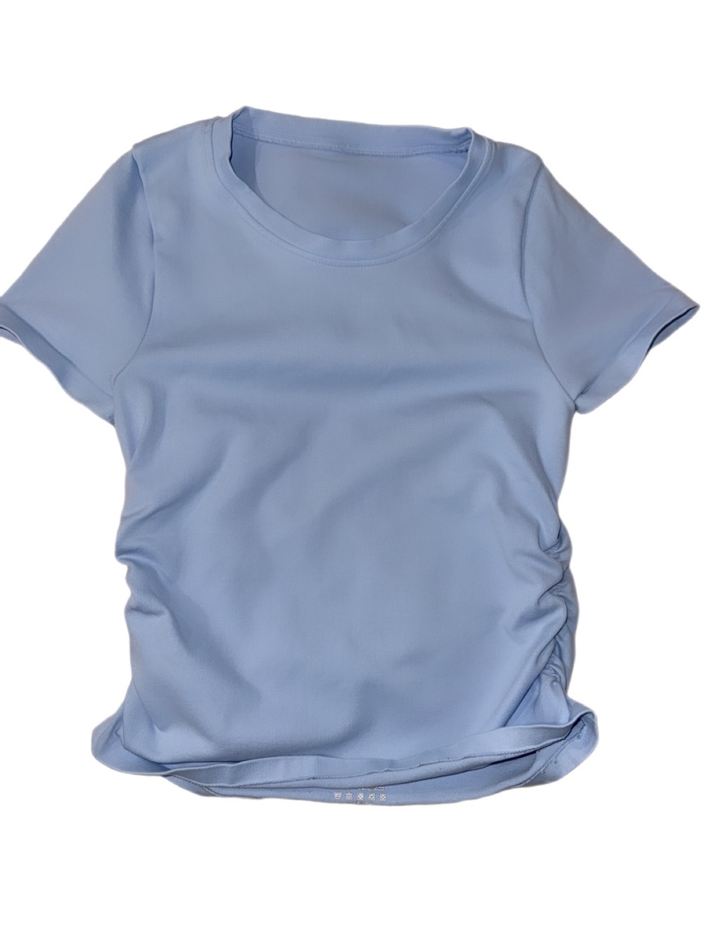 Light Blue Short Sleeve Crewneck Tee Size Small Like New